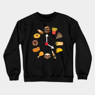 Foodie Clock Crewneck Sweatshirt